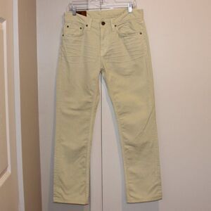 J Brand Kane  Slim Straight Leg Jean in Fade Mint Color Size 31 Men